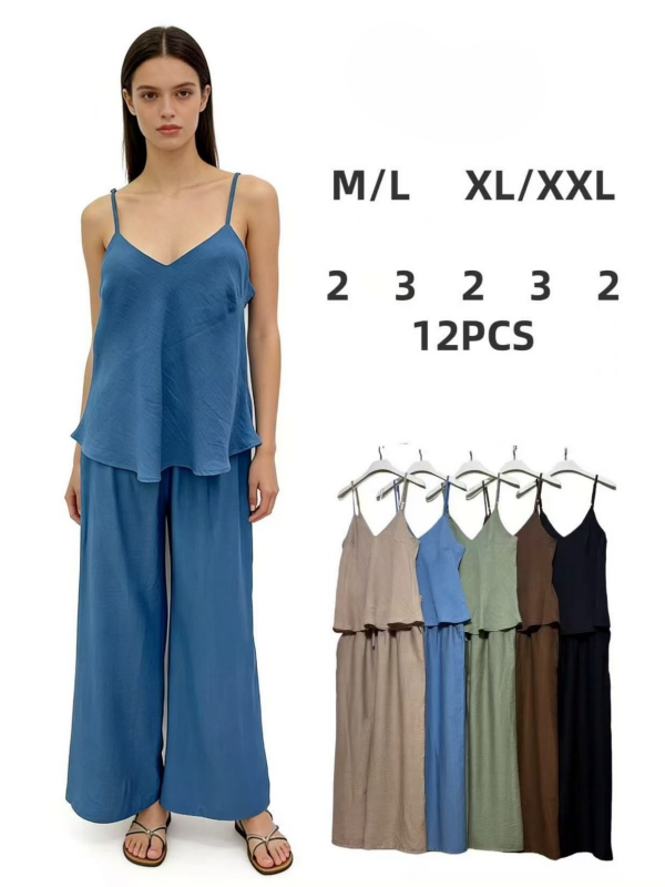 Komplet damskie Roz M/L-XL-2XL, Mix Kolor Paczka 12 szt